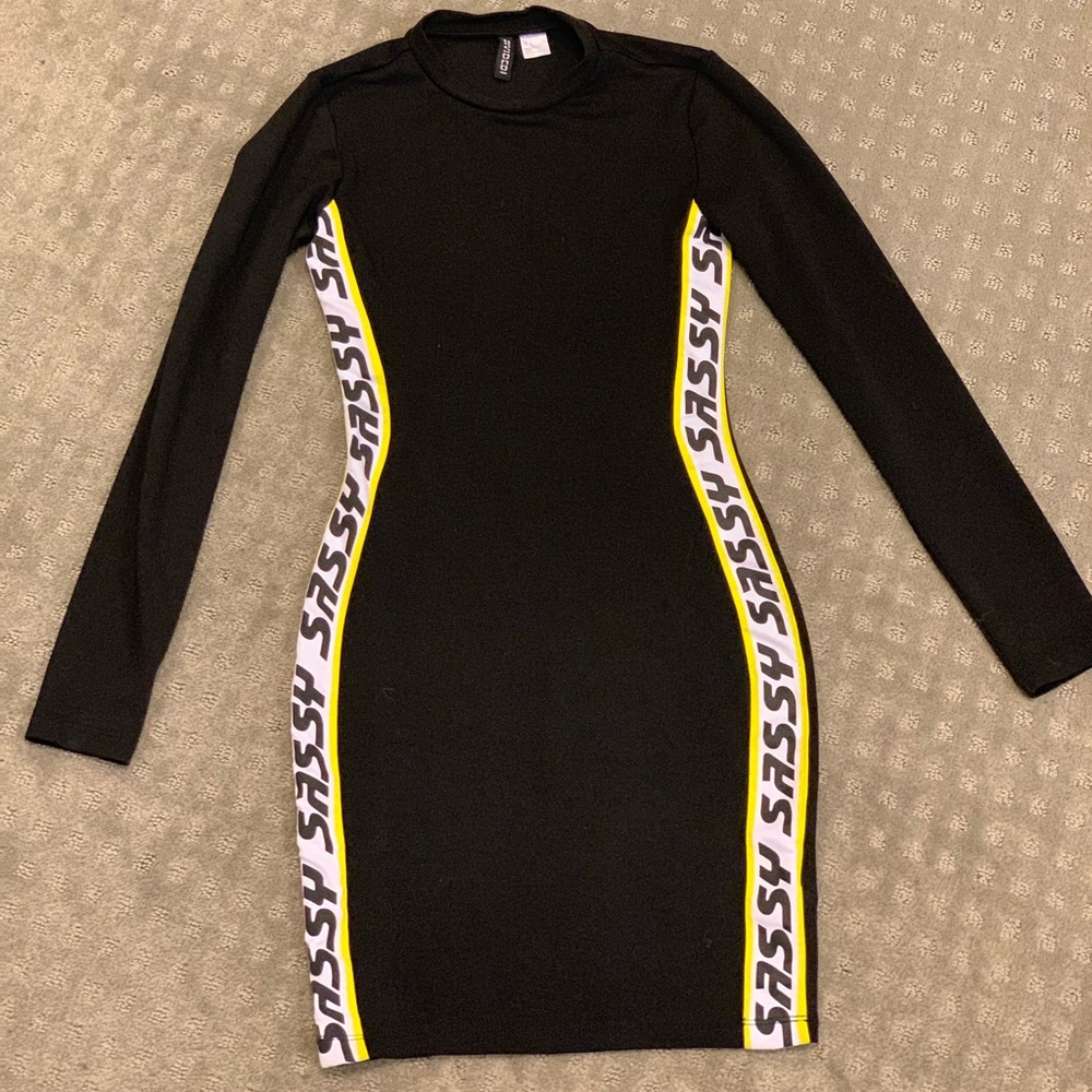 HM Black Knitted Dress